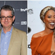 (L-R) Greg Daniels, Yvonne Orji